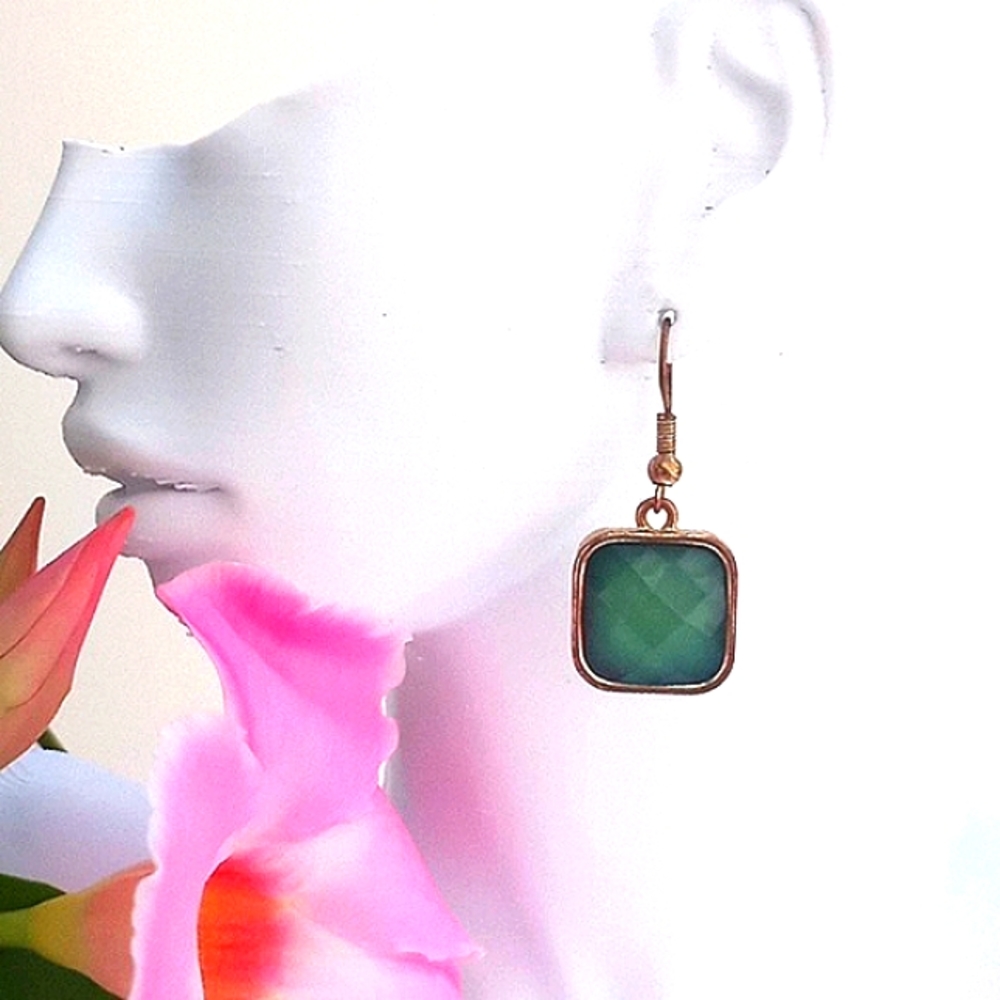 Emerald Green Earrings